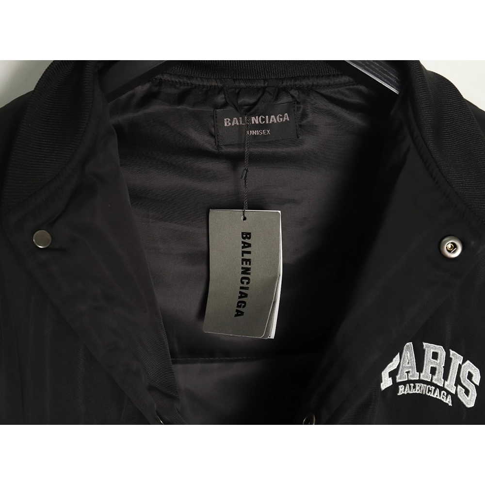 Balenciaga Jacket,Jacket,Clothing,Buy Cheap Discount Balenciaga Paris English letter embroidered baseball jacket