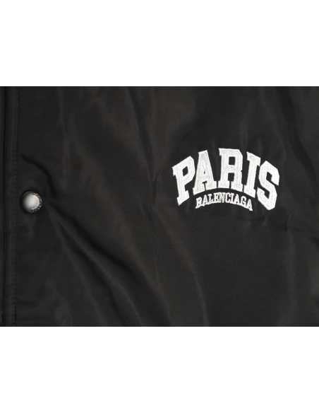 Balenciaga Jacket,Jacket,Clothing,Buy Cheap Discount Balenciaga Paris English letter embroidered baseball jacket