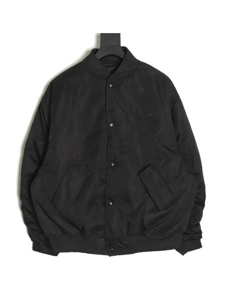 Balenciaga Jacket,Jacket,Clothing,Buy Cheap Discount Balenciaga half ring logo embroidery baseball cotton jacket