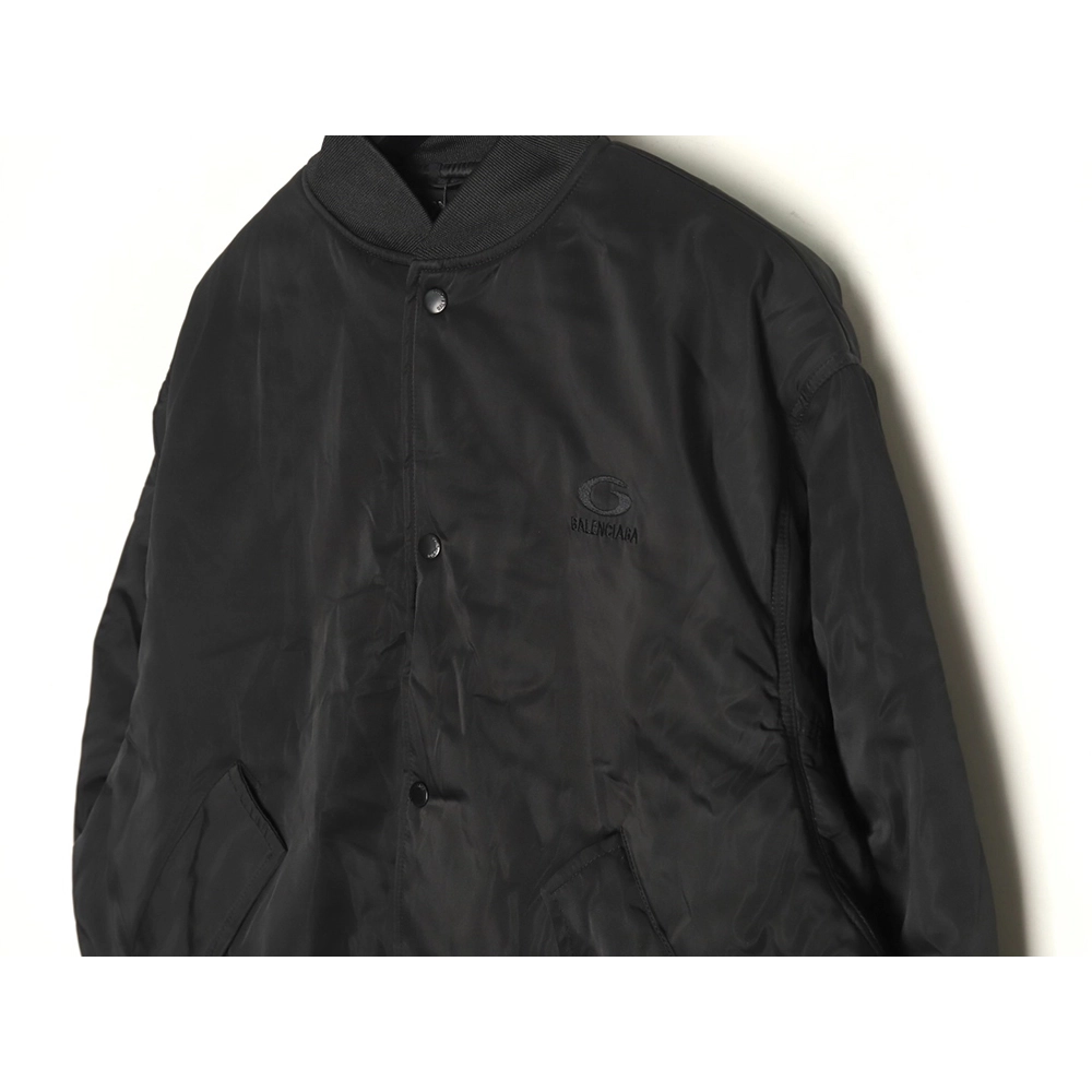 Balenciaga Jacket,Jacket,Clothing,Buy Cheap Discount Balenciaga half ring logo embroidery baseball cotton jacket