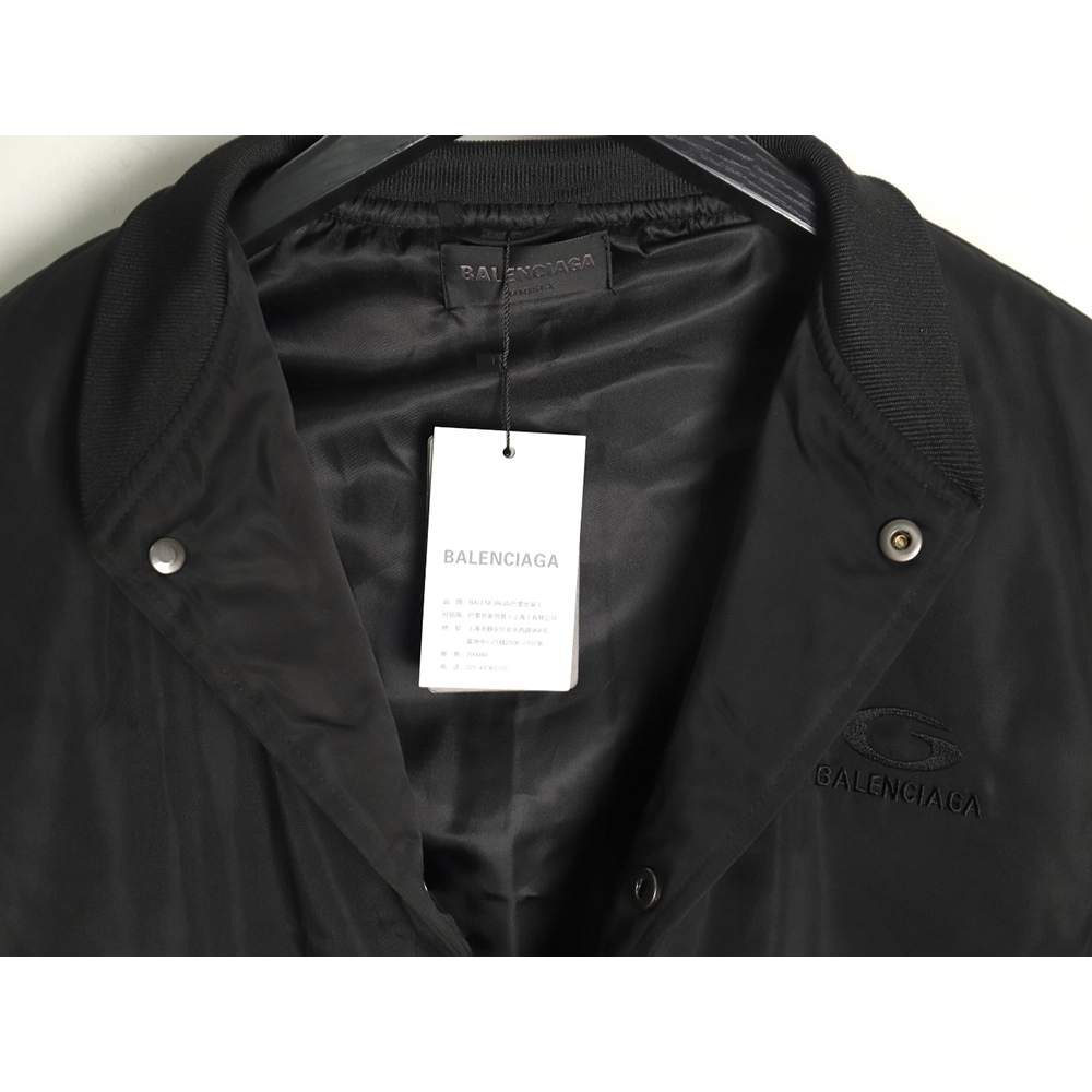 Balenciaga Jacket,Jacket,Clothing,Buy Cheap Discount Balenciaga half ring logo embroidery baseball cotton jacket