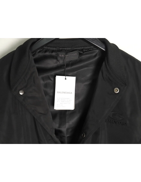 Balenciaga Jacket,Jacket,Clothing,Buy Cheap Discount Balenciaga half ring logo embroidery baseball cotton jacket