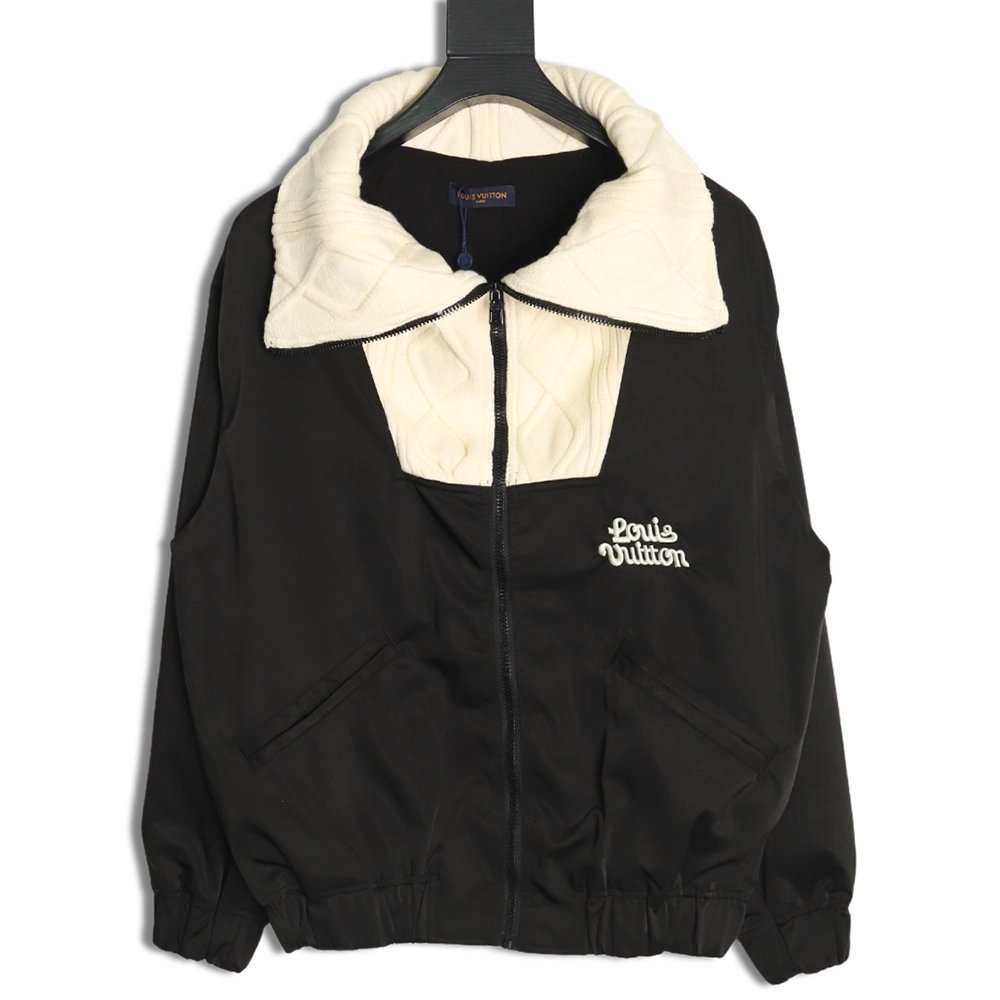 Louis Vuitton Jacket,Jacket,Clothing,Buy Cheap Discount Louis Vuitton Floral Collar Zipper Tunic Jacket