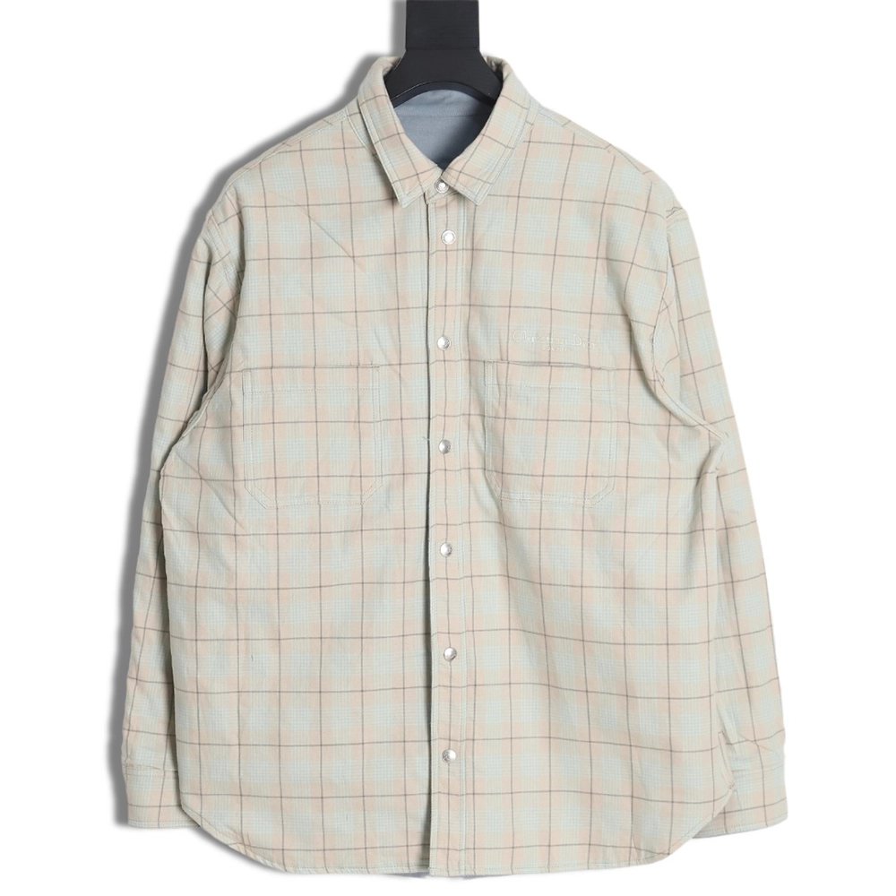 Dior Jacket,Jacket,Clothing,Buy Cheap Discount Dior blue check reversible jacket