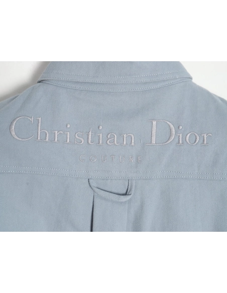 Dior Jacket,Jacket,Clothing,Buy Cheap Discount Dior blue check reversible jacket