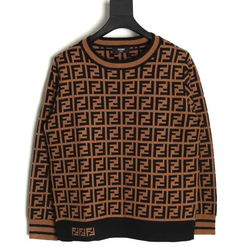 Fendi in low price trust seller,in low price trust seller,Clothing,Buy Cheap Discount Fendi classic double F fullprint logo roun