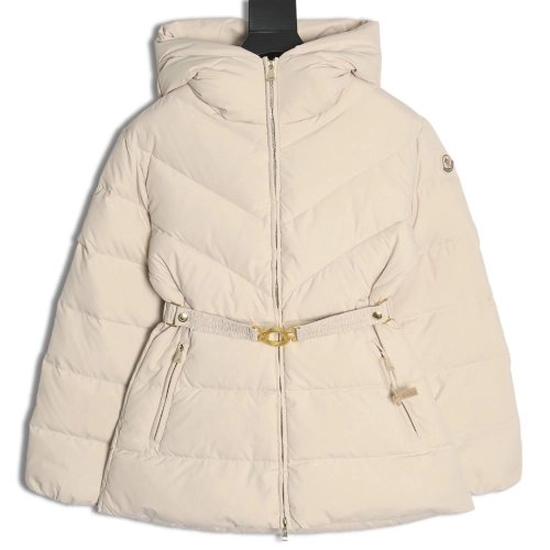 Moncler Jacket,Jacket,Clothing,Buy Cheap Discount Moncler short hooded waist slimming belted down jacket
