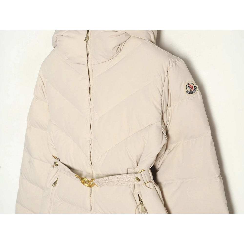 Moncler Jacket,Jacket,Clothing,Buy Cheap Discount Moncler short hooded waist slimming belted down jacket