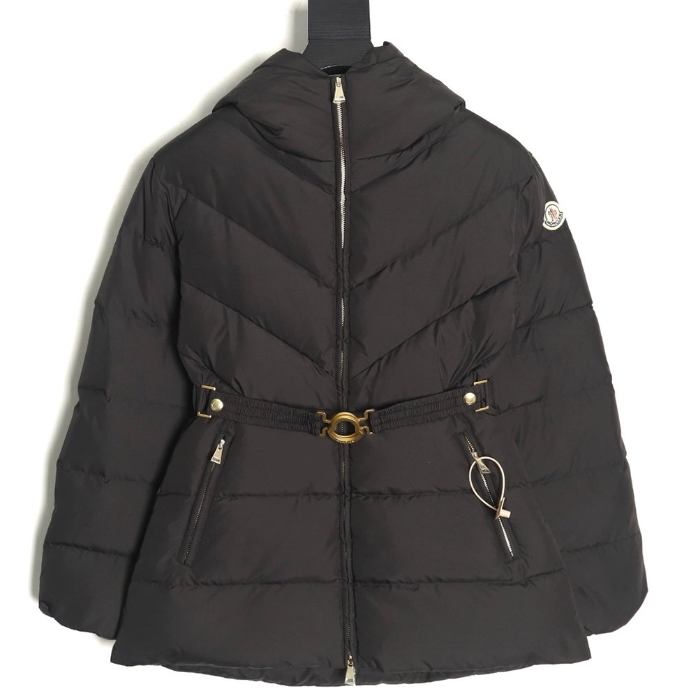 Moncler Jacket,Jacket,Clothing,Buy Cheap Discount Moncler short hooded waist slimming belted down jacket