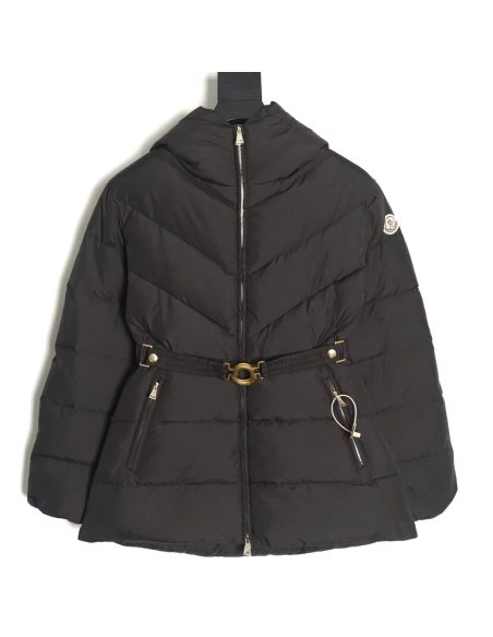 Moncler Jacket,Jacket,Clothing,Buy Cheap Discount Moncler short hooded waist slimming belted down jacket