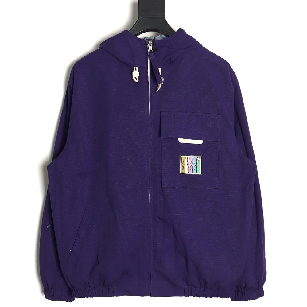 Gucci Love Cherry Fun Graffiti Reversible Jacket,Gucci Jacket,Jacket,APPAREL Clothing