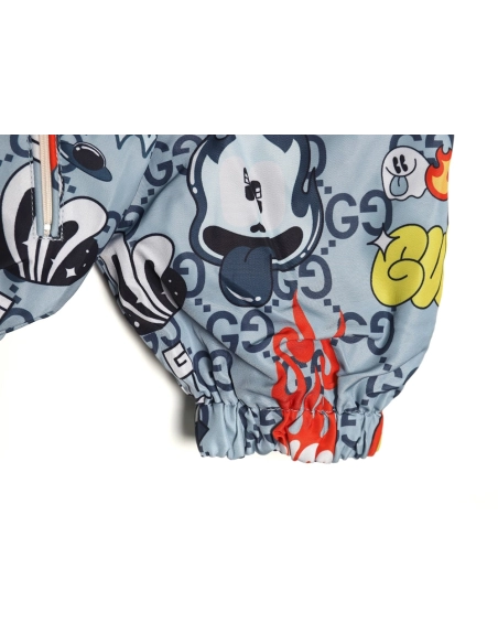 Gucci Love Cherry Fun Graffiti Reversible Jacket,Gucci Jacket,Jacket,APPAREL Clothing