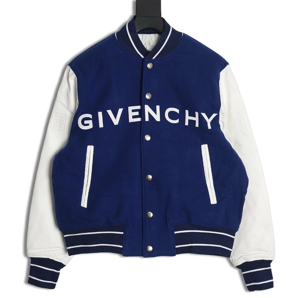 Givenchy logo baseball jersey,Givenchy Jacket,Jacket,APPAREL Clothing