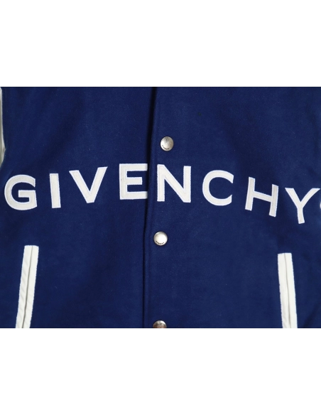 Givenchy logo baseball jersey,Givenchy Jacket,Jacket,APPAREL Clothing