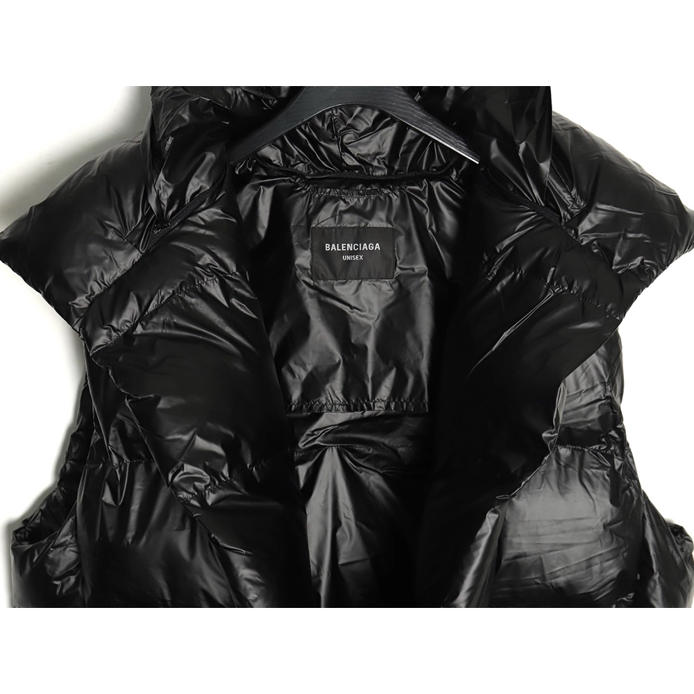 Balenciaga back neck letter embroidered cotton vest,Balenciaga Jacket,Jacket,APPAREL Clothing