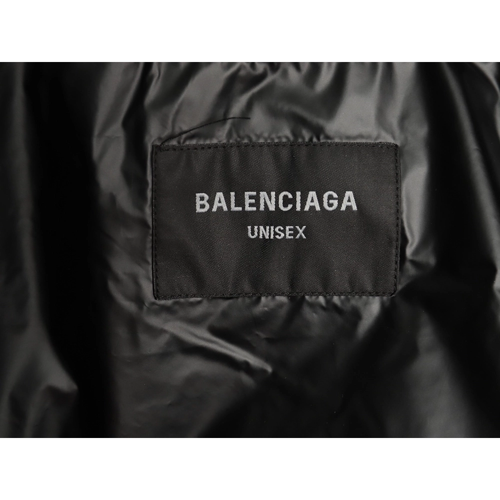 Balenciaga back neck letter embroidered cotton vest,Balenciaga Jacket,Jacket,APPAREL Clothing