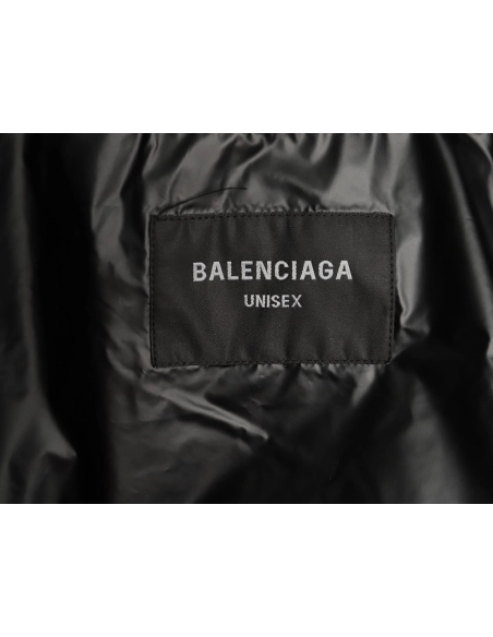 Balenciaga back neck letter embroidered cotton vest,Balenciaga Jacket,Jacket,APPAREL Clothing