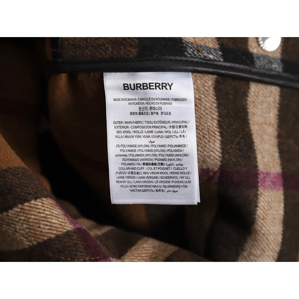 Burberry checked wool bomber jacket,Burberry Jacket,Jacket,APPAREL Clothing