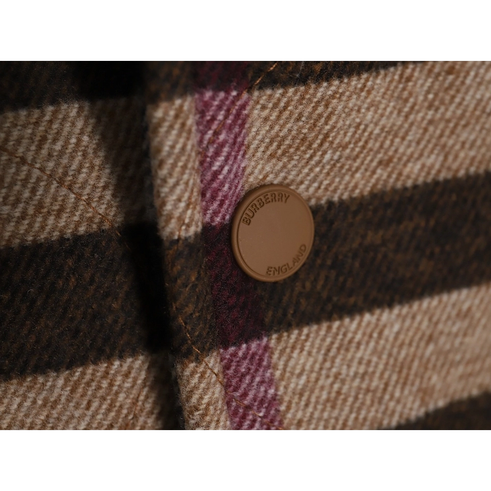 Burberry checked wool bomber jacket,Burberry Jacket,Jacket,APPAREL Clothing