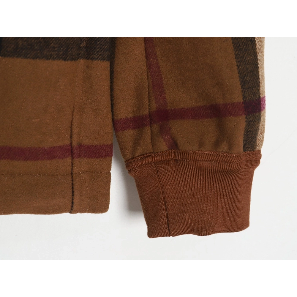 Burberry checked wool bomber jacket,Burberry Jacket,Jacket,APPAREL Clothing