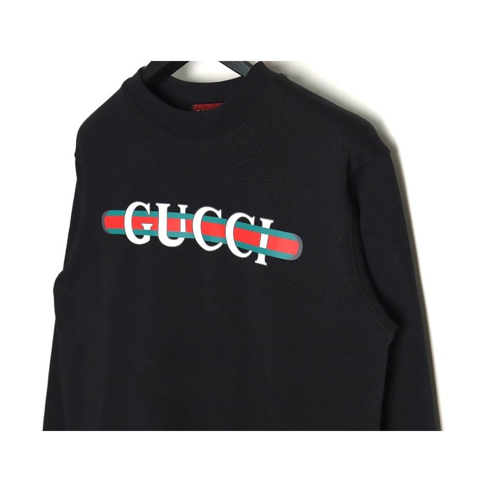 Gucci Classic Stripe Print Sweatshirt,Gucci Sweatshirt,Sweatshirt,APPAREL Clothing