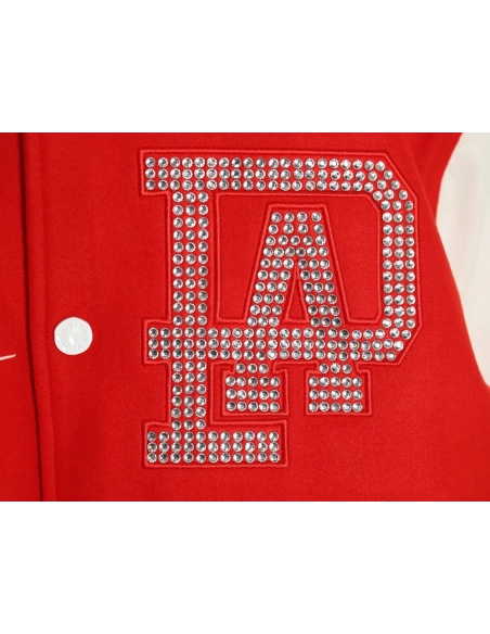 Louis Vuitton pearls hot diamond letters baseball jersey,Louis Vuitton Jacket,Jacket,APPAREL Clothing