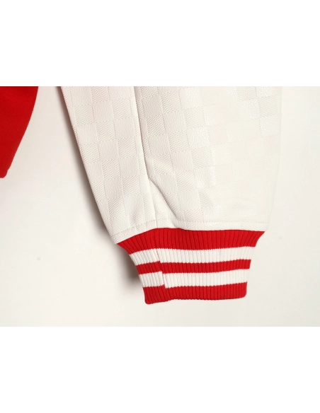 Louis Vuitton pearls hot diamond letters baseball jersey,Louis Vuitton Jacket,Jacket,APPAREL Clothing