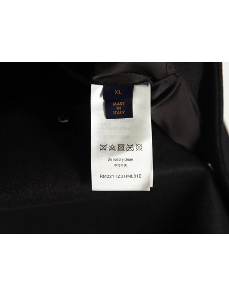 Louis Vuitton pearl embroidered lettering baseball jersey,Louis Vuitton Jacket,Jacket,APPAREL Clothing