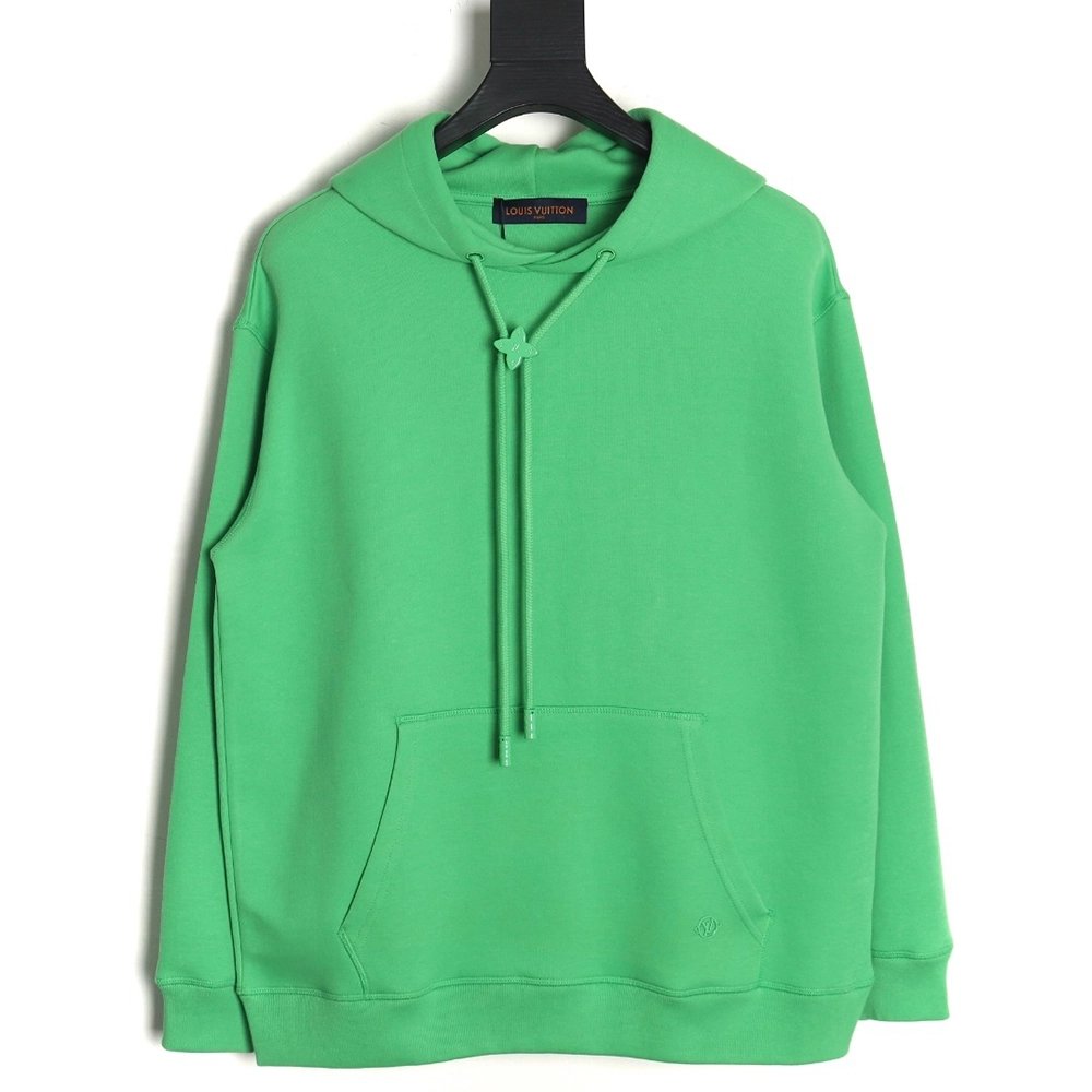 Louis Vuitton hardware floral hooded sweatshirt,Louis Vuitton Sweatshirt,Sweatshirt,APPAREL Clothing