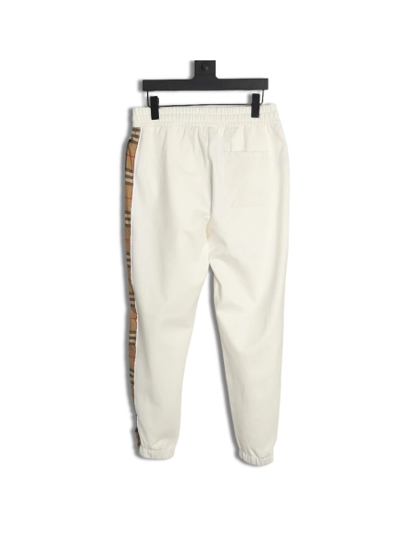 Burberry side logo check trousers,Burberry Trousers,CASUAL PANTS,APPAREL Clothing