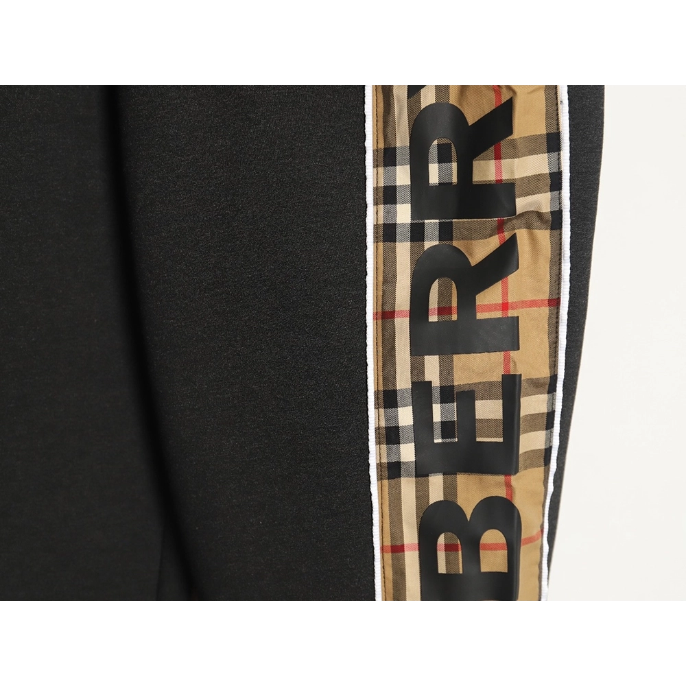 Burberry side logo check trousers,Burberry Trousers,CASUAL PANTS,APPAREL Clothing