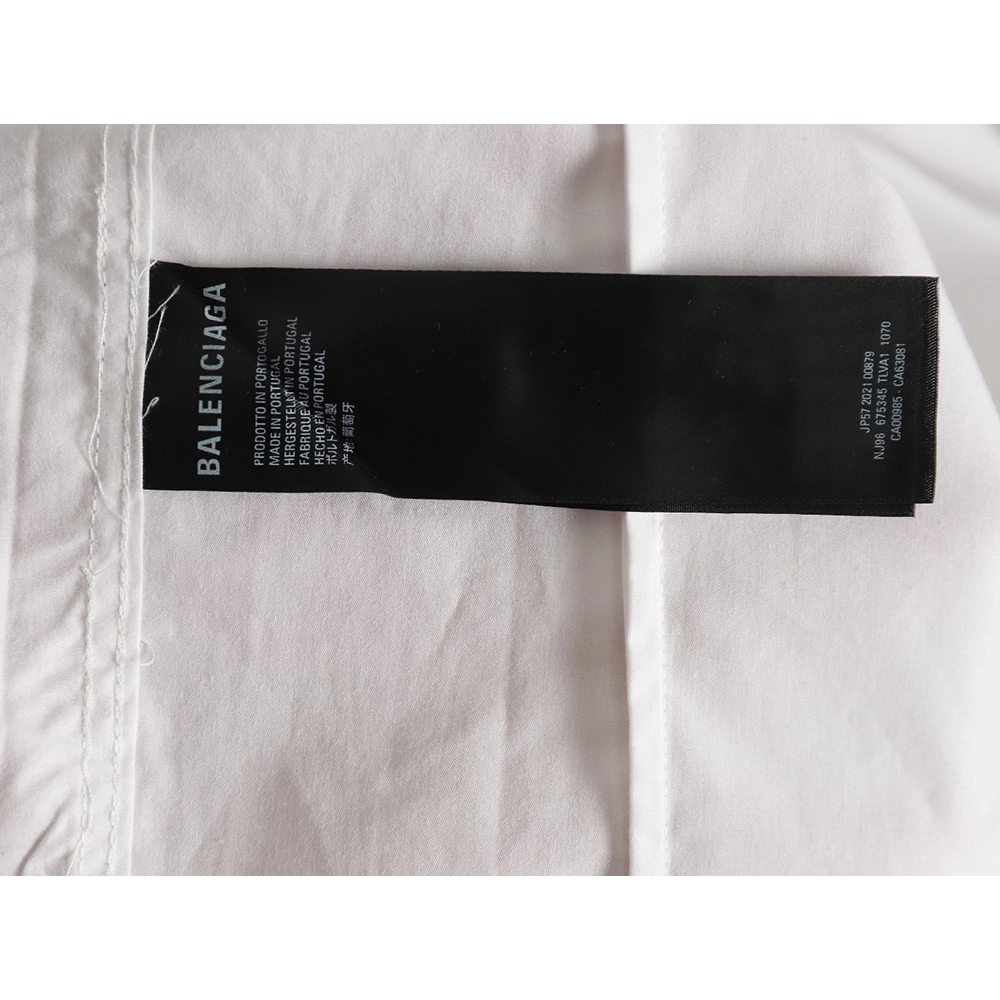Balenciaga adidas ThreeBar Web Embroidered Long Sleeve Shirt,Balenciaga Shirt,Shirt,APPAREL Clothing