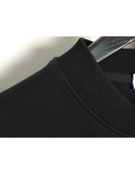 Loewe Badge Embroidered Crew Neck Sweatshirt,Loewe Sweatshirt,Sweatshirt,APPAREL Clothing