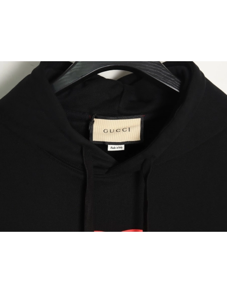 Gucci Red and Green Double G Print Hoodie,Gucci Hoodie,Hoodie,APPAREL Clothing