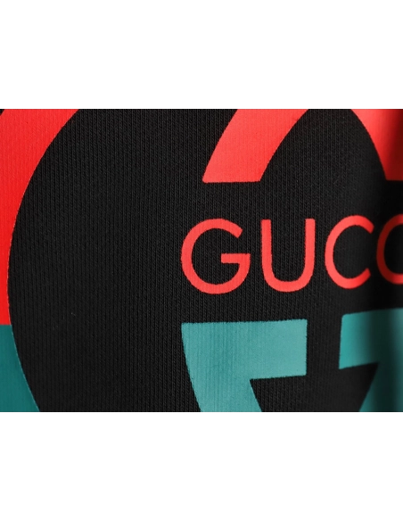 Gucci Red and Green Double G Print Hoodie,Gucci Hoodie,Hoodie,APPAREL Clothing