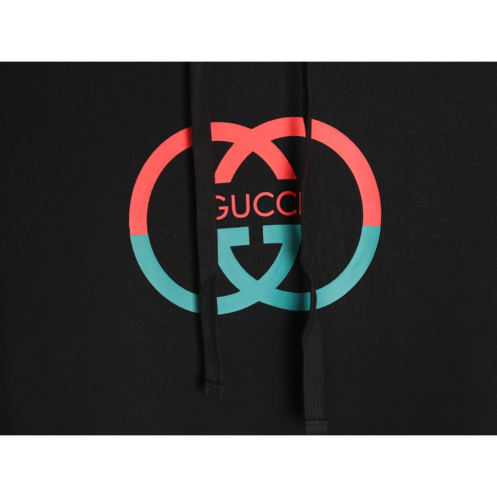 Gucci Red and Green Double G Print Hoodie,Gucci Hoodie,Hoodie,APPAREL Clothing