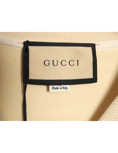 Gucci colorful stripe print crew neck sweatshirt,Gucci Sweatshirt,Sweatshirt,APPAREL Clothing