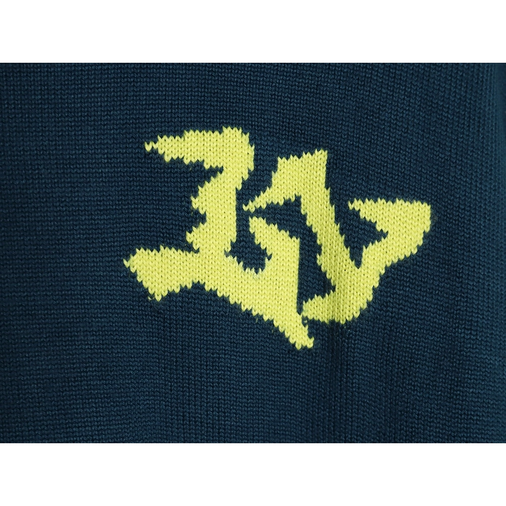 Louis Vuitton blue and green colorblock sweater,Louis Vuitton Sweatshirt,Sweatshirt,APPAREL Clothing