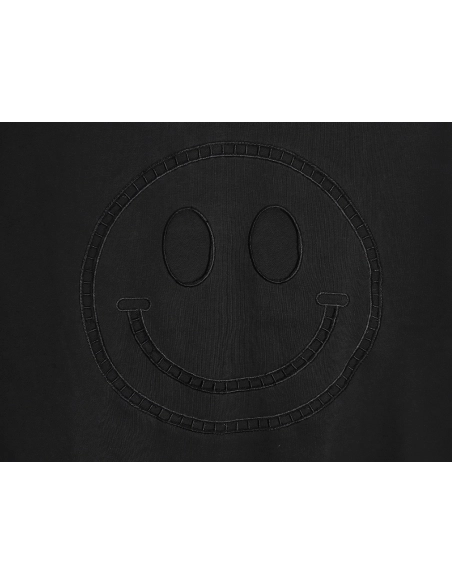 Loewe hollow smiley face crew neck sweatshirt,Loewe Sweatshirt,Sweatshirt,APPAREL Clothing