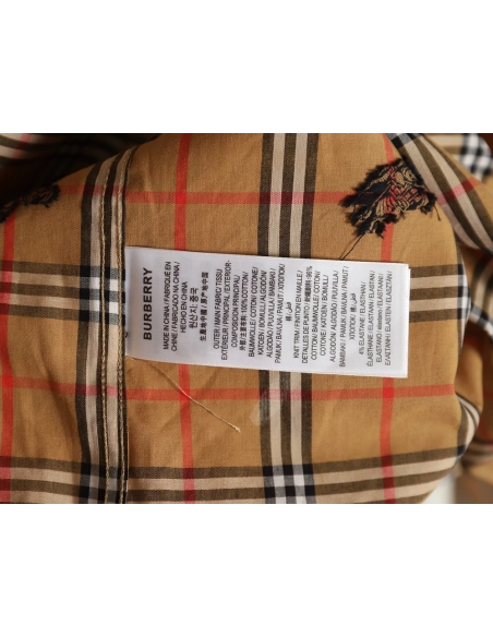 Burberry all over warhorse print checked shirt,Burberry Shirt,Shirt,APPAREL Clothing