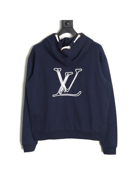 Louis Vuitton Nautical Knot Embroidered Hoodie,Louis Vuitton Hoodie,Hoodie,APPAREL Clothing