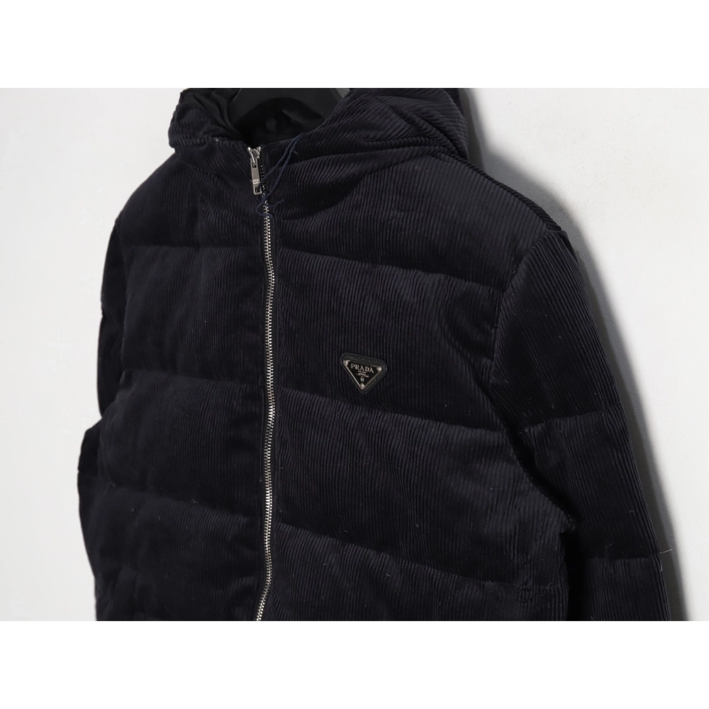 Prada Corduroy Down Jacket,Prada Jacket,Jacket,APPAREL Clothing