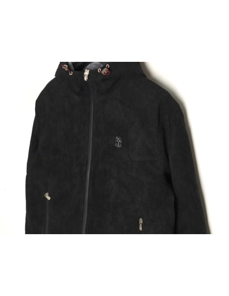 Brunello Cucinelli Corduroy Padded Hooded Jacket,Brunello Cucinelli Jacket,Jacket,APPAREL Clothing