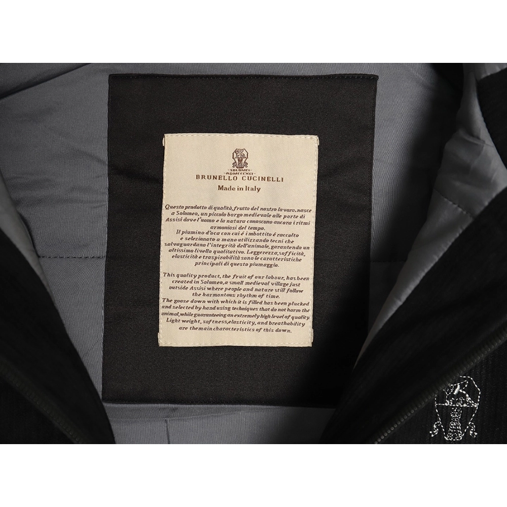 Brunello Cucinelli Corduroy Padded Hooded Jacket,Brunello Cucinelli Jacket,Jacket,APPAREL Clothing