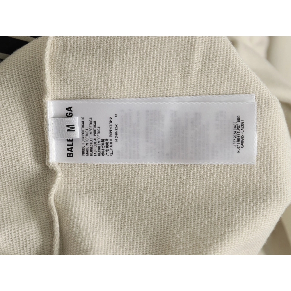 Balenciaga American Tape Lettering Crew Neck Sweatshirt,Balenciaga Sweatshirt,Sweatshirt,APPAREL Clothing
