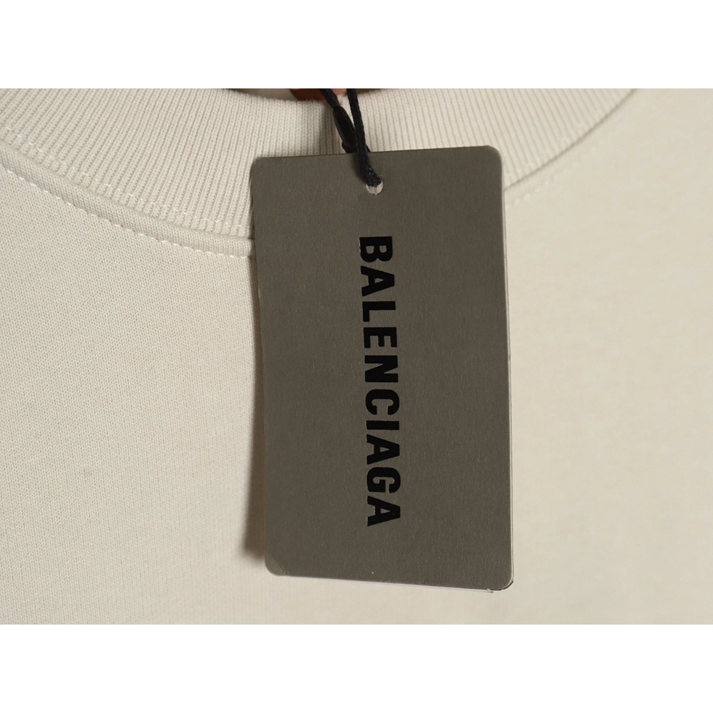 Balenciaga American Tape Lettering Crew Neck Sweatshirt,Balenciaga Sweatshirt,Sweatshirt,APPAREL Clothing