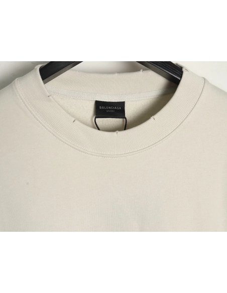 Balenciaga American Tape Lettering Crew Neck Sweatshirt,Balenciaga Sweatshirt,Sweatshirt,APPAREL Clothing