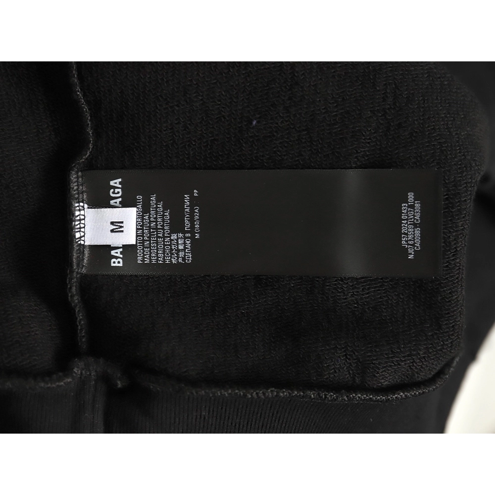 Balenciaga American Tape Lettering Crew Neck Sweatshirt,Balenciaga Sweatshirt,Sweatshirt,APPAREL Clothing