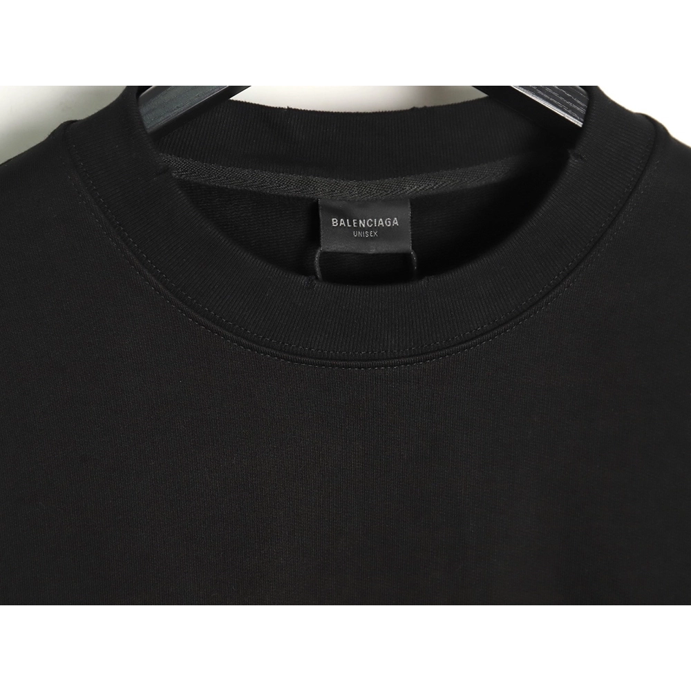 Balenciaga American Tape Lettering Crew Neck Sweatshirt,Balenciaga Sweatshirt,Sweatshirt,APPAREL Clothing