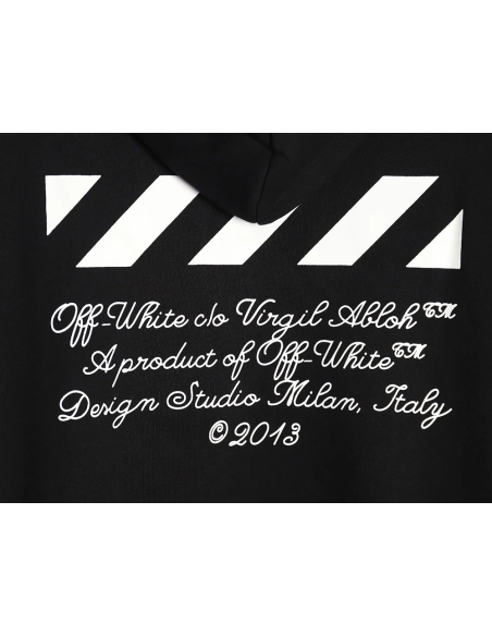 off white number 23 slash letter hoodie,Off White Hoodie,Hoodie,APPAREL Clothing